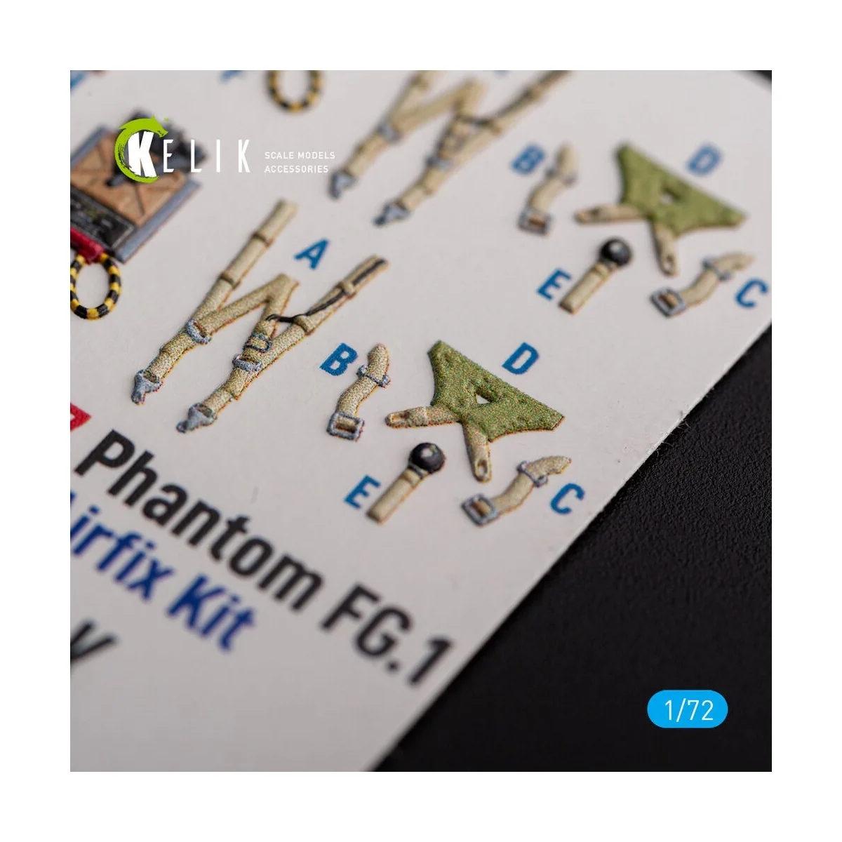 FG.1 Phantom - interior 3D decals for Airfix kit, 1/72 - Kelik K72127