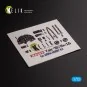 Yak-1B - interior 3D decals for Arma Hobby kit, 1/72 - Kelik K72133