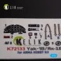 Yak-1B - interior 3D decals for Arma Hobby kit, 1/72 - Kelik K72133
