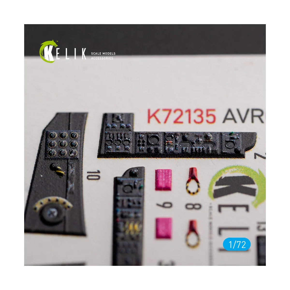 AVRO VULCAN B.2 Front cockpit - interior 3D decals for Airfix kit, ...