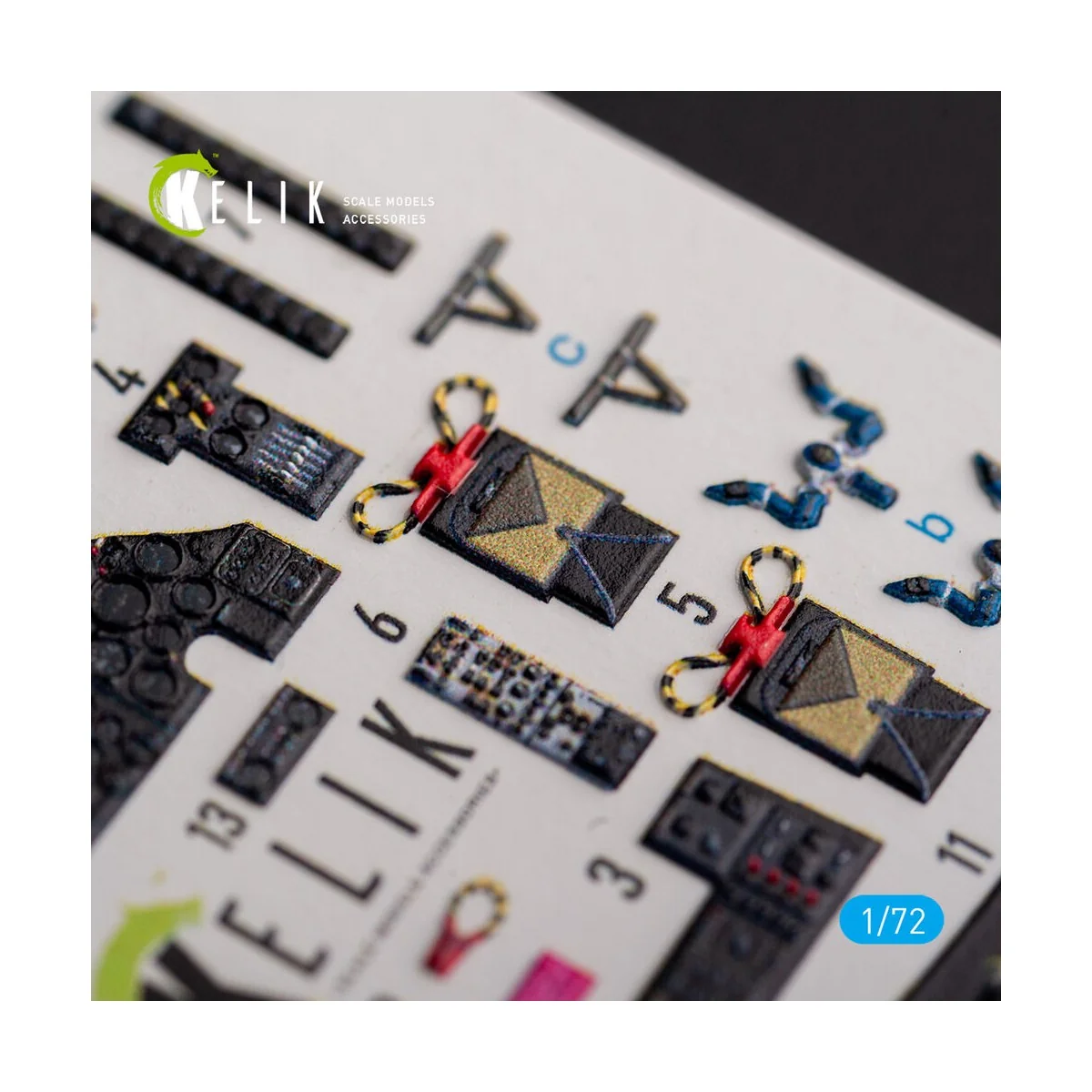 AVRO VULCAN B.2 Front cockpit - interior 3D decals for Airfix kit, ...