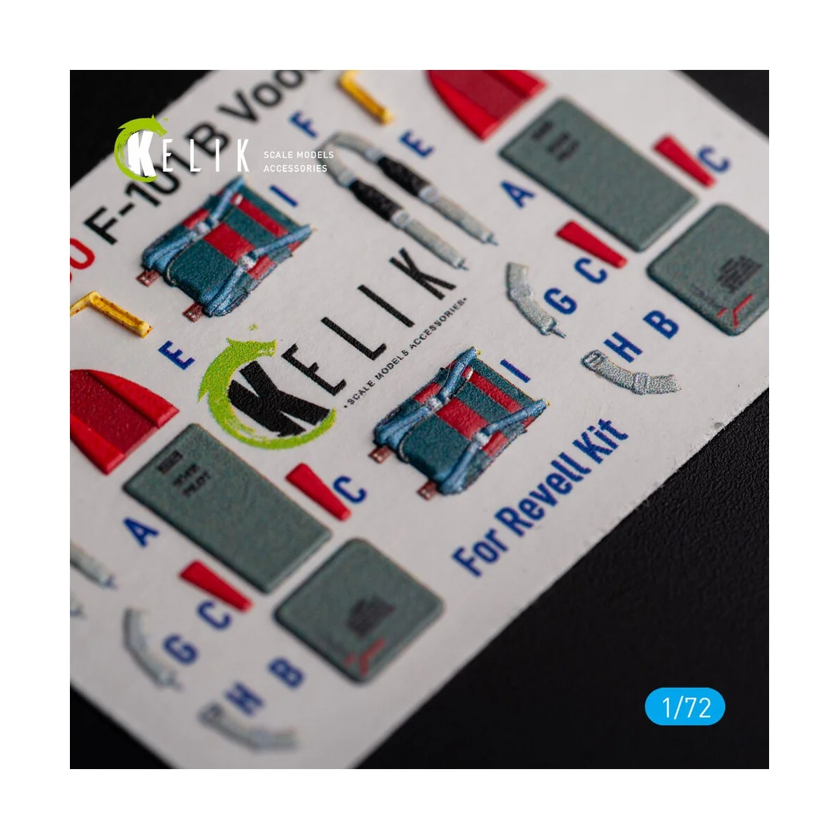 F-101 Voodoo - interior 3D decals for Revell kit, 1/72 - Kelik K72130