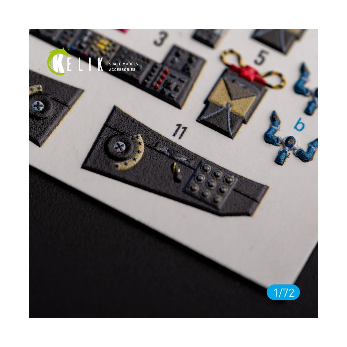 AVRO VULCAN B.2 Front cockpit - interior 3D decals for Airfix kit, ...