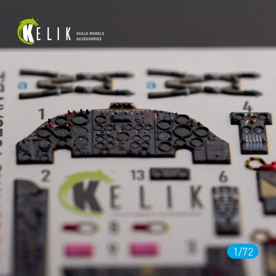 AVRO VULCAN B.2 Front cockpit - interior 3D decals for Airfix kit, ...