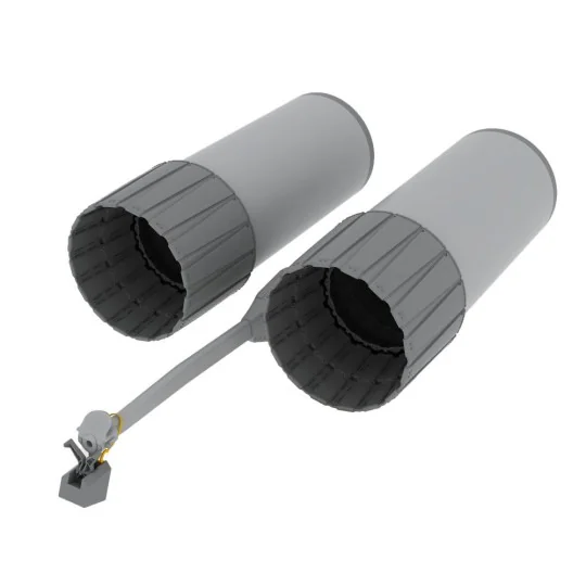 F-4 exhaust nozzles late for Hasegawa, 1/48 - Eduard Accessories 64...