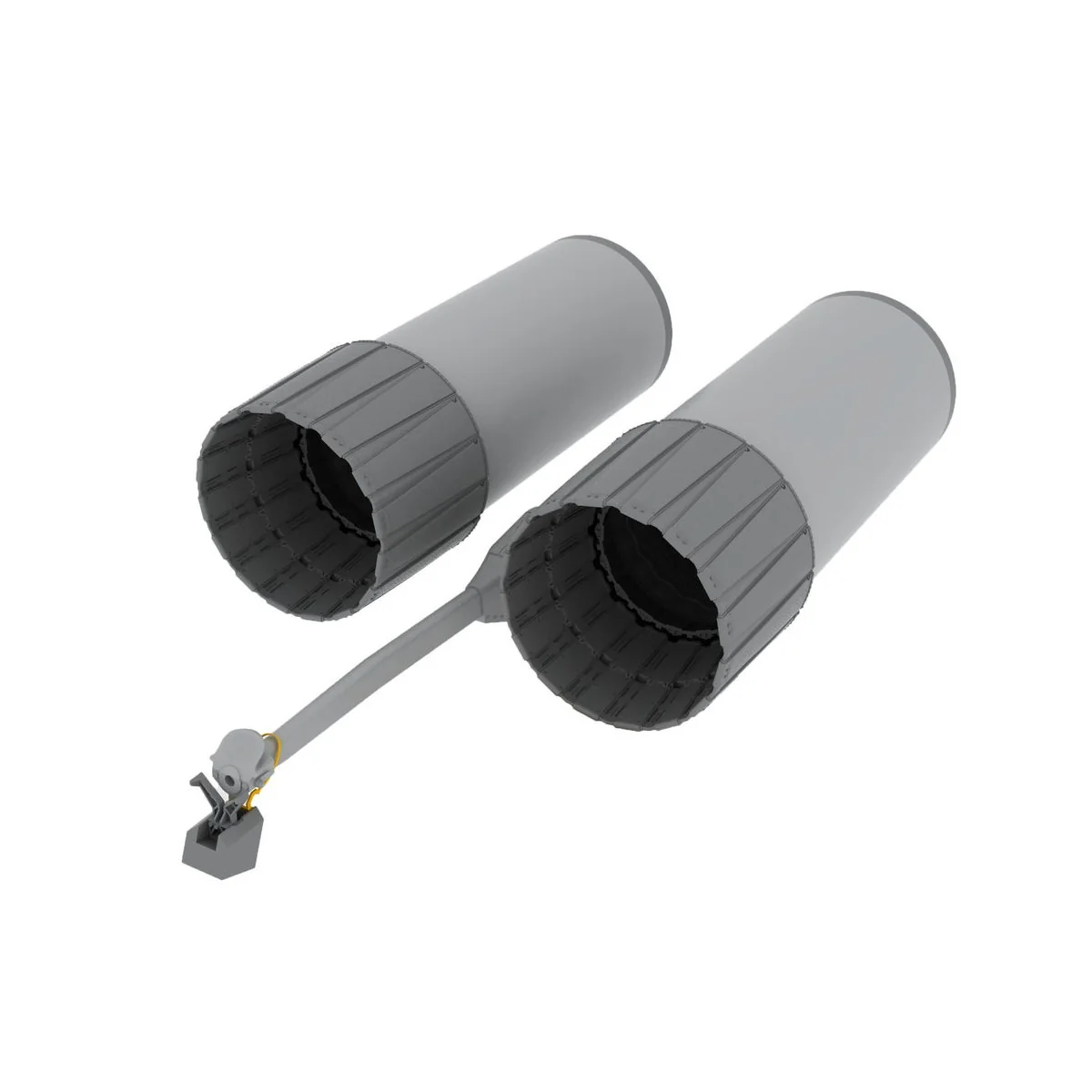 F-4 exhaust nozzles late for Hasegawa, 1/48 - Eduard Accessories 64...