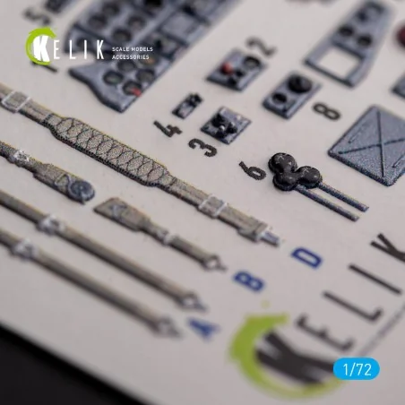 Il-2 Shturmovik - interior 3D decals for Tamiya kit, 1/72 - Kelik K...