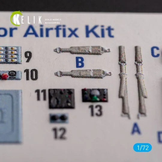 Mig-17 Fresco (Shenyang J5) - interior 3D decals for Airfix kit, 1/...