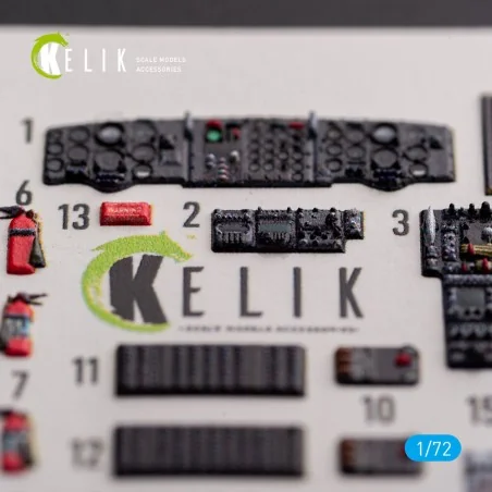 HC.1 Chinook - interior 3D decals for Airfix kit, 1/72 - Kelik K72144