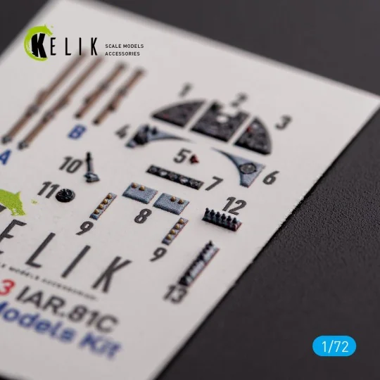 IAR.81c - interior 3D decals for IBG Models kit, 1/72 - Kelik K72143