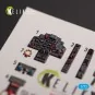 Super Etendard - interior 3D decals for Academy kit, 1/72 - Kelik K...