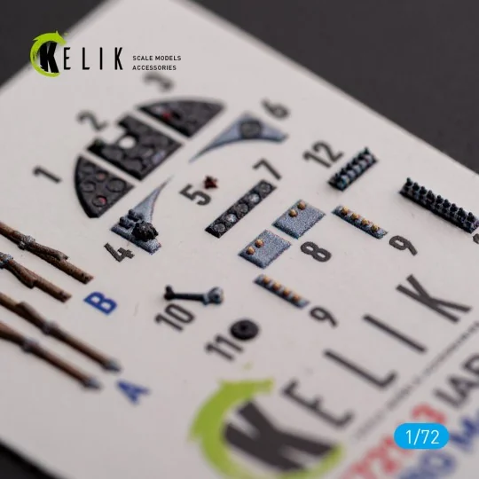 IAR.81c - interior 3D decals for IBG Models kit, 1/72 - Kelik K72143