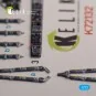 UH-2C SEASPRITE - interior 3D decals for Clear Prop kit, 1/72 - Kel...