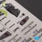 Me 163 B/S Komet - interior 3D decals for Hobby 2000/Academy kit, 1...