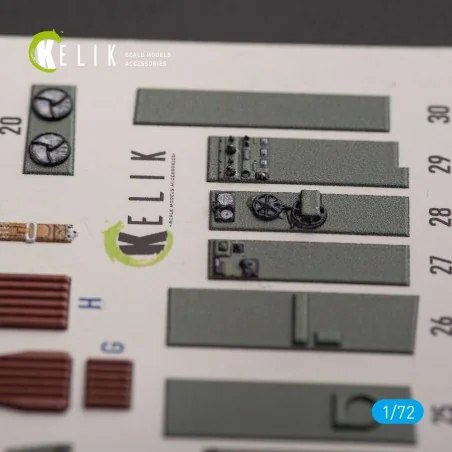 Bristol Beauhfighter TF.X - interior 3D decals for Airfix kit, 1/72...