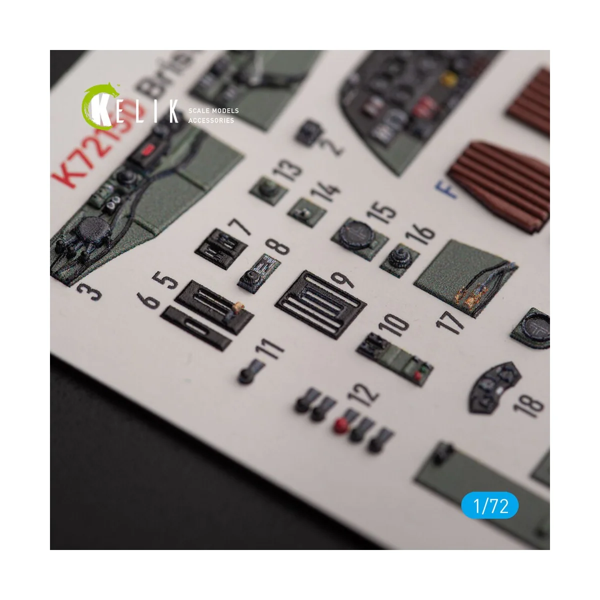 Bristol Beauhfighter TF.X - interior 3D decals for Airfix kit, 1/72...