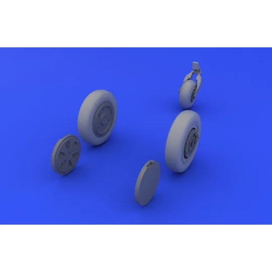 MiG-21 wheels for Eduard, 1/48 - Eduard Accessories 648026