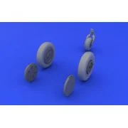 MiG-21 wheels for Eduard - Eduard Accessories 648026