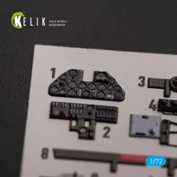 P-40K - interior 3D decals for Special Hobby kit, 1/72 - Kelik K72154 2