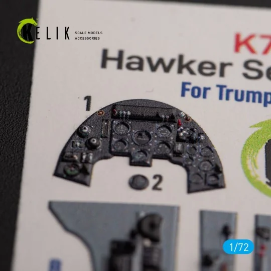 Hawker Sea Fury FB.11 - interior 3D decals for Trumpeter kit, 1/72 ...