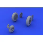 MiG-21 wheels for Eduard, 1/48 - Eduard Accessories 648026