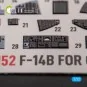 F-14B - interior 3D decals for GWH kit, 1/72 - Kelik K72152