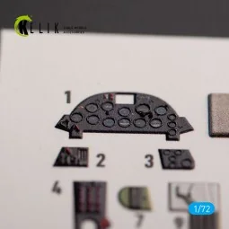 F4U-1A Corsair - interior 3D decals for Tamiya kit, 1/72 - Kelik K7... 2
