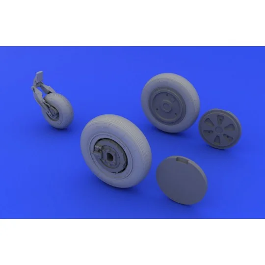 MiG-21 wheels for Eduard, 1/48 - Eduard Accessories 648026