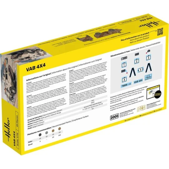 VAB 4x4, 1/72 - Heller 79898 VAB 4x4, 1/72 - Heller 79898