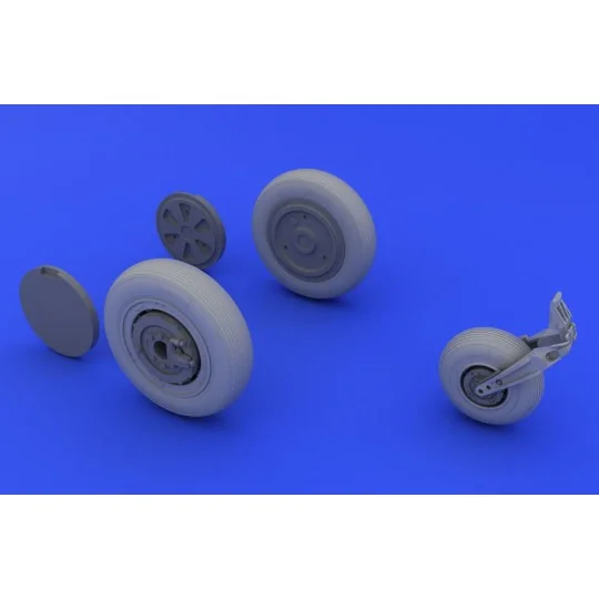 MiG-21 wheels for Eduard, 1/48 - Eduard Accessories 648026