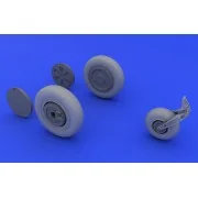 MiG-21 wheels for Eduard, 1/48 - Eduard Accessories 648026