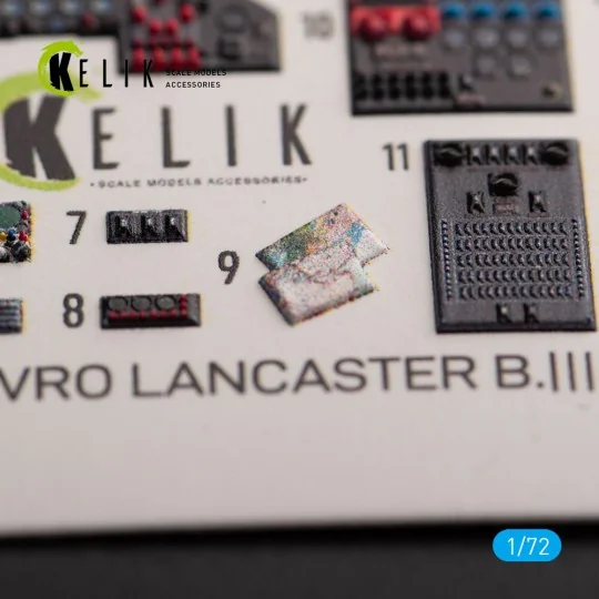 AVRO LANCASTER B.III - interior 3D decals for Airfix kit, 1/72 - Ke...
