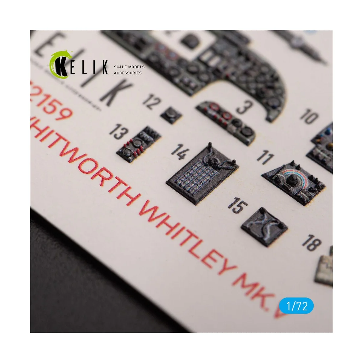 ARMSTRONG WHITWORTH WHITLEY MK.V - interior 3D decals for Airfix ki...