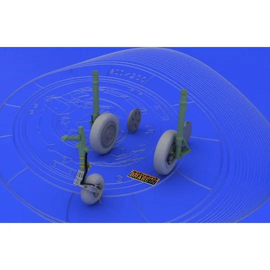 MiG-21 wheels for Eduard, 1/48 - Eduard Accessories 648026