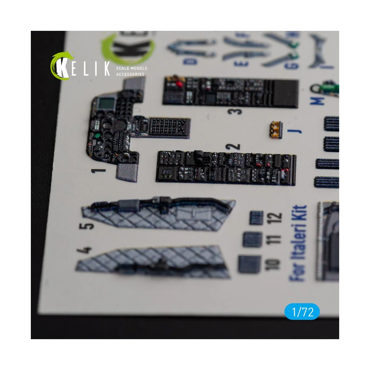 OA-10A Thunderbolt - interior 3D decals for Italeri kit, 1/72 - Kel...