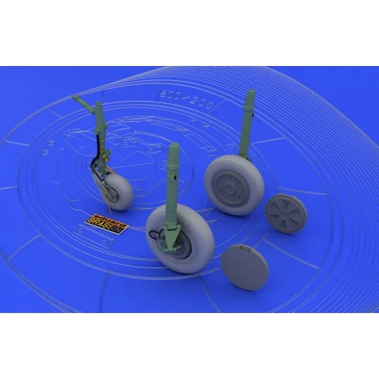 MiG-21 wheels for Eduard, 1/48 - Eduard Accessories 648026