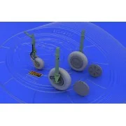 MiG-21 wheels for Eduard, 1/48 - Eduard Accessories 648026