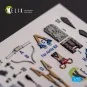 F.2A Lighting - interior 3D decals for Airfix kit, 1/72 - Kelik K72163