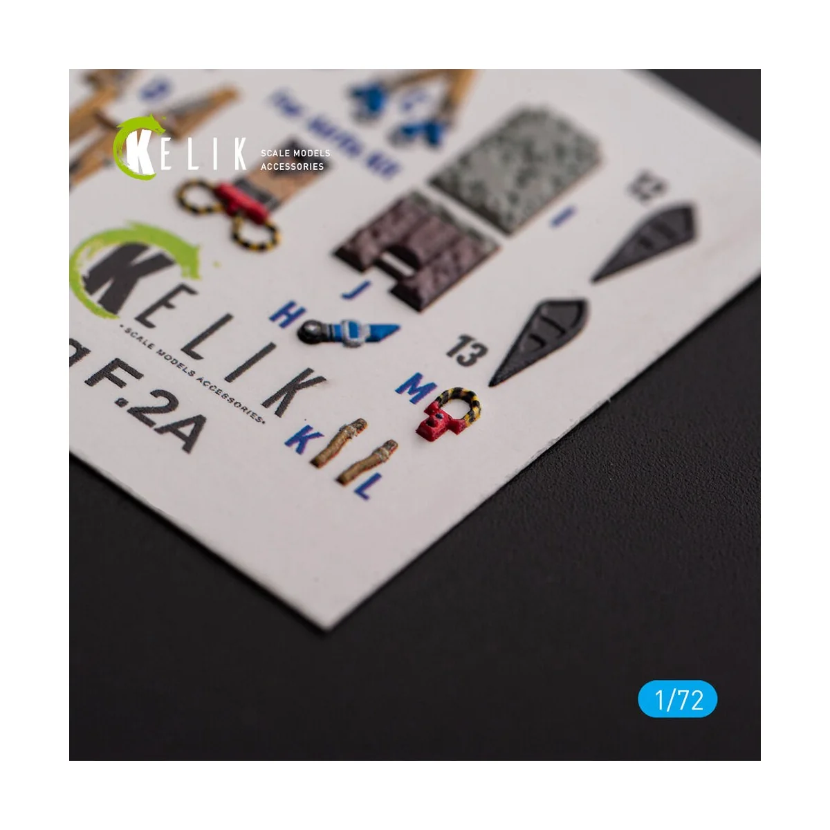 F.2A Lighting - interior 3D decals for Airfix kit, 1/72 - Kelik K72163