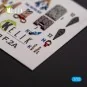 F.2A Lighting - interior 3D decals for Airfix kit, 1/72 - Kelik K72163