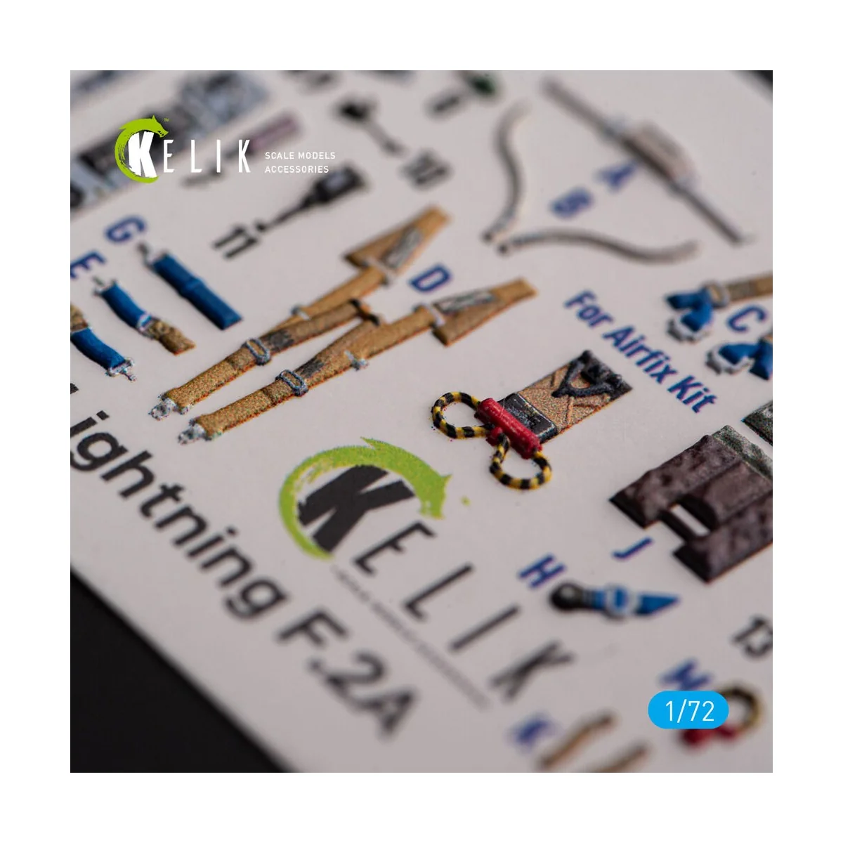 F.2A Lighting - interior 3D decals for Airfix kit, 1/72 - Kelik K72163