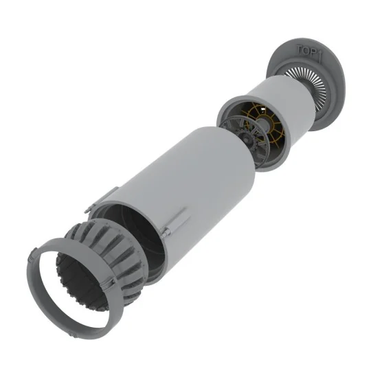 MiG-21MF/SMT exhaust nozzle for Eduard, 1/48 - Eduard Accessories 6... MiG-21MF/SMT exhaust nozzle for Eduard, 1/48 - Eduard Accessories 6...