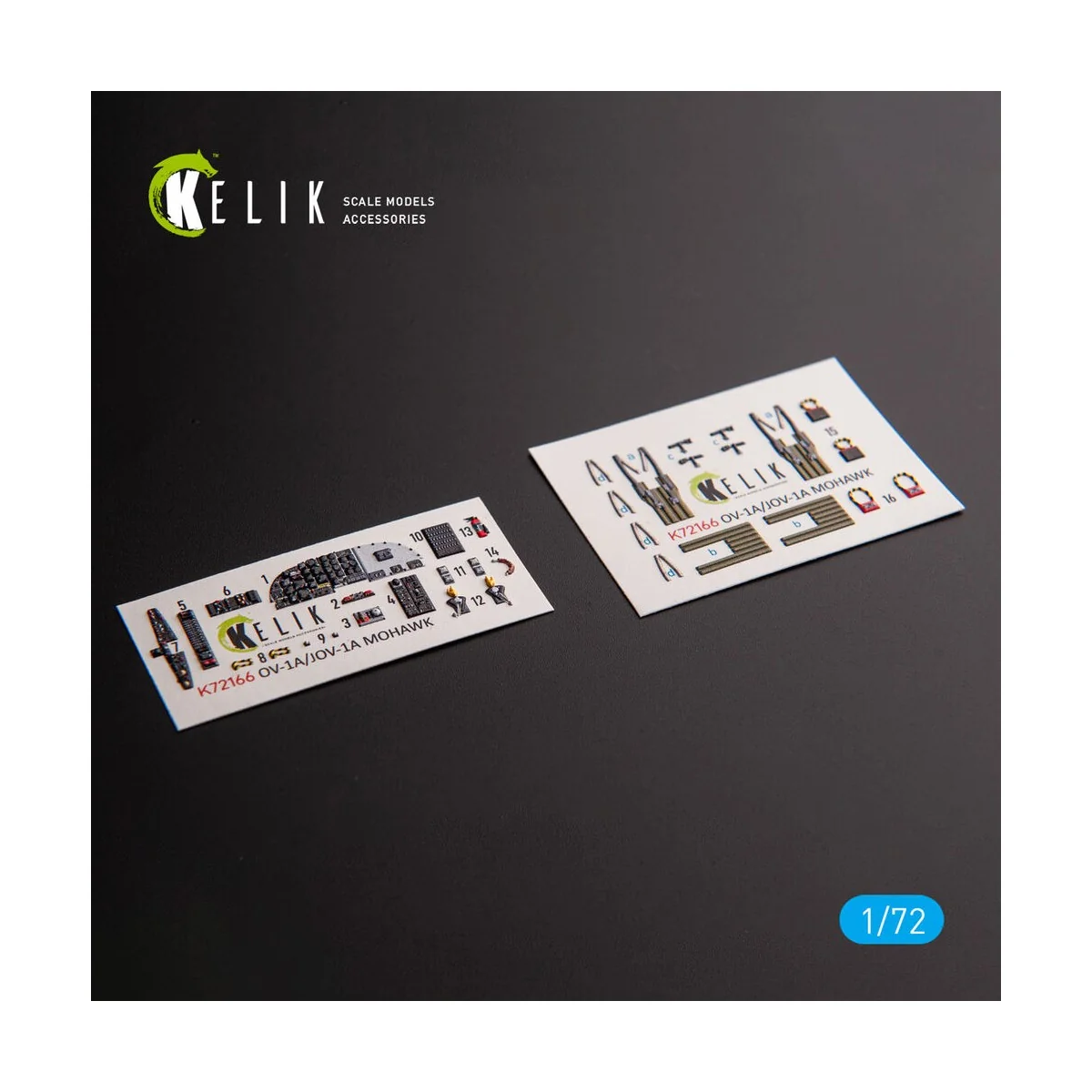 OV-1A/JOV-1A MOHAWK - interior 3D decals for ClearProp kit, 1/72 - ...
