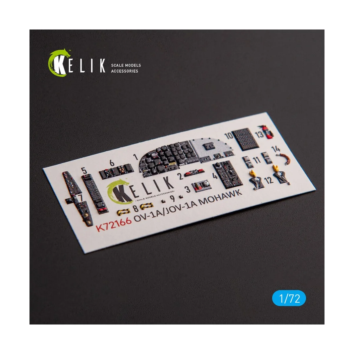 OV-1A/JOV-1A MOHAWK - interior 3D decals for ClearProp kit, 1/72 - ...