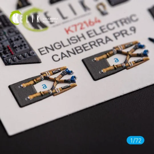English Electric Canberra PR.9 - interior 3D decals for Airfix kit,...