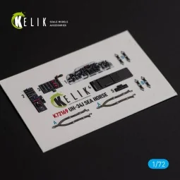 UH-34J SEA HORSE - interior 3D decals for Italeri kit, 1/72 - Kelik...
