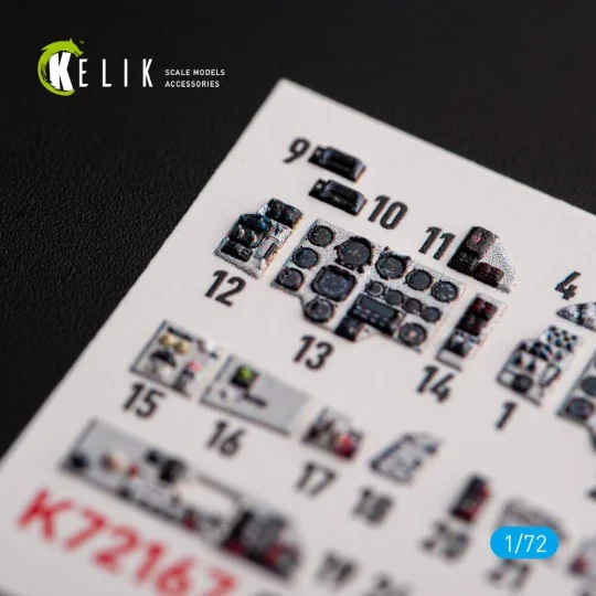 SU-17M4P/22M4 - interior 3D decals for ModelSvit kit, 1/72 - Kelik ...