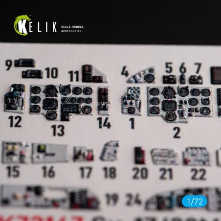 SU-17M4P/22M4 - interior 3D decals for ModelSvit kit, 1/72 - Kelik ...