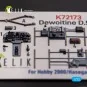 Dewoitine D.520 - interior 3D decals for Hobby 2000/Hasegawa kit, 1...
