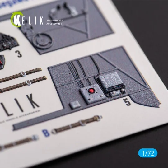 Morane-Saulnier M.S.406 - interior 3D decals for Hobby 2000/Hasegaw...